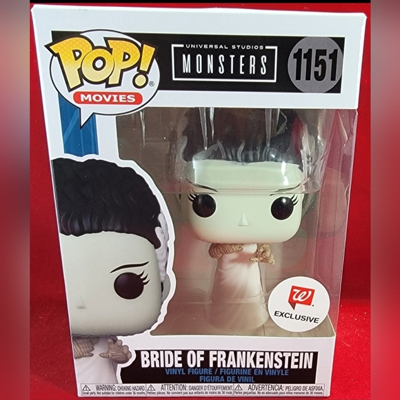 Bride of frankenstein figure and funko pop (NIB) Brand new bendy figs monsters - Picture 8 of 12